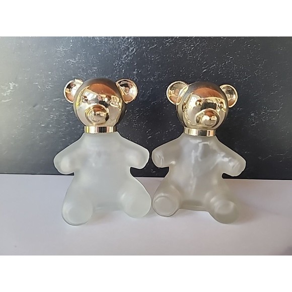 Vintage 1970s Avon Teddy Bear Decanters (2) EMPTY  Sweet Honesty Cologne - Picture 2 of 10